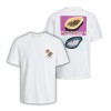 ΠΑΙΔΙΚΗ ΜΠΛΟΥΖΑ T-SHIRT ME ΣΤΑΜΠΑ ΣΤΗΝ ΠΛΑΤΗ TROPICAL FRUITS LOOSE FIT JACK  JONES JUNIOR ΑΣΠΡΟ ΑΓΟΡΙ 12254032