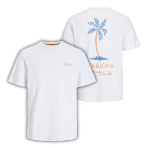ΠΑΙΔΙΚΗ ΜΠΛΟΥΖΑ T-SHIRT PACIFIC JACK AND JONES JUNIOR ΑΣΠΡΟ ΑΓΟΡΙ 12270004