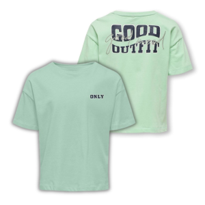 ΠΑΙΔΙΚΗ ΜΠΛΟΥΖΑ T-SHIRT ΜΕ ΚΕΝΤΗΤΑ ΓΡΑΜΜΑΤΑ KIDS ONLY ΒΕΡΑΜΑΝ ΚΟΡΙΤΣΙ 15343369