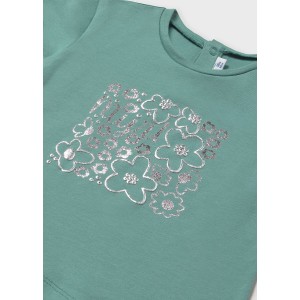 ΠΑΙΔΙΚΗ ΜΠΛΟΥΖΑ T-SHIRT BASIC MAYORAL ΤΙΡΚΟΥΑΖ ΚΟΡΙΤΣΙ 25-00105-016