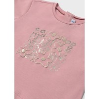 ΠΑΙΔΙΚΗ ΜΠΛΟΥΖΑ T-SHIRT BASIC MAYORAL ΡΟΖ ΚΟΡΙΤΣΙ 25-00105-019