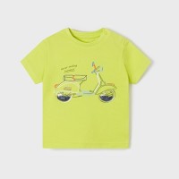 ΠΑΙΔΙΚΗ ΜΠΛΟΥΖΑ T-SHIRT ΜΕ VESPA MAYORAL LIME ΑΓΟΡΙ 22-01004-037