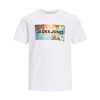 ΠΑΙΔΙΚΗ ΜΠΛΟΥΖΑ T-SHIRT ΦΟΙΝΙΚΕΣ JACK AND JONES JUNIOR ΑΣΠΡΟ ΑΓΟΡΙ 12289947