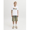 ΠΑΙΔΙΚΗ ΜΠΛΟΥΖΑ T-SHIRT ΦΟΙΝΙΚΕΣ JACK AND JONES JUNIOR ΑΣΠΡΟ ΑΓΟΡΙ 12289947