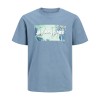 ΠΑΙΔΙΚΗ ΜΠΛΟΥΖΑ T-SHIRT ΦΟΙΝΙΚΕΣ JACK AND JONES JUNIOR ΜΠΛΕ ΑΓΟΡΙ 12289947