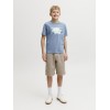 ΠΑΙΔΙΚΗ ΜΠΛΟΥΖΑ T-SHIRT ΦΟΙΝΙΚΕΣ JACK AND JONES JUNIOR ΜΠΛΕ ΑΓΟΡΙ 12289947