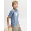 ΠΑΙΔΙΚΗ ΜΠΛΟΥΖΑ T-SHIRT ΦΟΙΝΙΚΕΣ JACK AND JONES JUNIOR ΜΠΛΕ ΑΓΟΡΙ 12289947