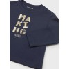 ΠΑΙΔΙΚΗ ΜΠΛΟΥΖΑ ΜΑΚΡΥΜΑΝΙΚΗ BASIC MAYORAL ΜΠΛΕ NAVY ΑΓΟΡΙ 16-00108-020