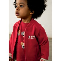 ΠΑΙΔΙΚΟ ΣΕΤ 3 ΤΜΧ ZAKETA ΦΟΥΤΕΡ ΚΑΙ 2 ΦΟΡΜΕΣ ΜΕ FLEECE ΣΚΥΛΑΚΙΑ MAYORAL ΚΟΚΚΙΝΟ ΜΠΕΖ ΑΓΟΡΙ 16-02835-050