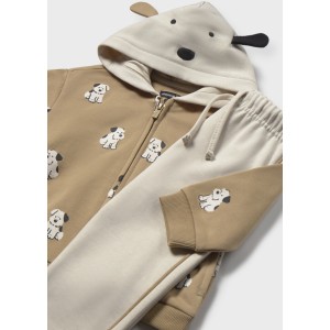 ΠΑΙΔΙΚΟ ΣΕΤ 3 ΤΜΧ ZAKETA ΦΟΥΤΕΡ ΚΑΙ 2 ΦΟΡΜΕΣ ΜΕ FLEECE ΣΚΥΛΑΚΙΑ MAYORAL ΜΠΕΖ ΜΠΛΕ ΑΓΟΡΙ 16-02836-010