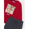 ΠΑΙΔΙΚΟ ΣΕΤ 2 ΤΜΧ ΦΟΥΤΕΡ ΚΑΙ ΦΟΡΜΑ ΜΕ FLEECE SKATE MAYORAL ΚΟΚΚΙΝΟ ΜΟΛΥΒΙ ΑΓΟΡΙ 16-04802-085