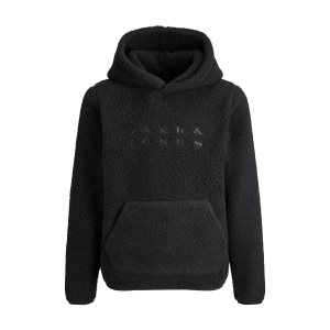 ΠΑΙΔΙΚΟ ΦΟΥΤΕΡ FLEECE ΠΡΟΒΑΤΟ ΜΕ ΚΟΥΚΟΥΛΑ JACK AND JONES JUNIOR ΜΑΥΡΟ ΑΓΟΡΙ 12286858