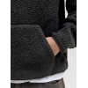ΠΑΙΔΙΚΟ ΦΟΥΤΕΡ FLEECE ΠΡΟΒΑΤΟ ΜΕ ΚΟΥΚΟΥΛΑ JACK AND JONES JUNIOR ΜΑΥΡΟ ΑΓΟΡΙ 12286858