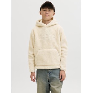 ΠΑΙΔΙΚΟ ΦΟΥΤΕΡ FLEECE ΠΡΟΒΑΤΟ ΜΕ ΚΟΥΚΟΥΛΑ JACK AND JONES JUNIOR ΜΠΕΖ ΑΓΟΡΙ 12286858