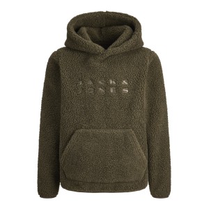 ΠΑΙΔΙΚΟ ΦΟΥΤΕΡ FLEECE ΠΡΟΒΑΤΟ ΜΕ ΚΟΥΚΟΥΛΑ JACK AND JONES JUNIOR ΧΑΚΙ ΑΓΟΡΙ 12286858