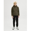 ΠΑΙΔΙΚΟ ΦΟΥΤΕΡ FLEECE ΠΡΟΒΑΤΟ ΜΕ ΚΟΥΚΟΥΛΑ JACK AND JONES JUNIOR ΧΑΚΙ ΑΓΟΡΙ 12286858