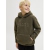 ΠΑΙΔΙΚΟ ΦΟΥΤΕΡ FLEECE ΠΡΟΒΑΤΟ ΜΕ ΚΟΥΚΟΥΛΑ JACK AND JONES JUNIOR ΧΑΚΙ ΑΓΟΡΙ 12286858