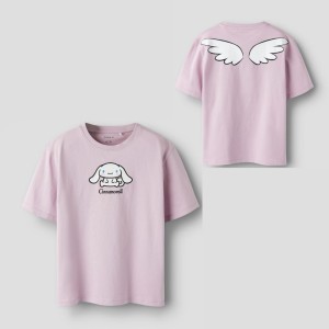 ΠΑΙΔΙΚΗ ΜΠΛΟΥΖΑ T-SHIRT CINNAMOROLL ΝΑΜΕ ΙΤ ΡΟΖ ΚΟΡΙΤΣΙ 13252114