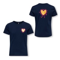 ΠΑΙΔΙΚΗ ΜΠΛΟΥΖΑ T-SHIRT HEARTS KIDS ONLY ΜΠΛΕ ΚΟΡΙΤΣΙ 15364631
