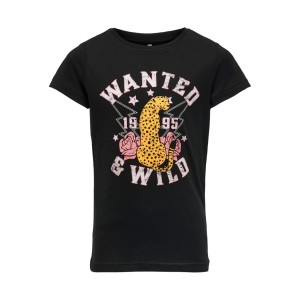 ΠΑΙΔΙΚΗ ΜΠΛΟΥΖΑ T-SHIRT WANTED & WILD KIDS ONLY ΜΑΥΡΟ ΚΟΡΙΤΣΙ 15237832
