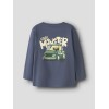 ΠΑΙΔΙΚΗ ΜΠΛΟΥΖΑ ΜΑΚΡΥΜΑΝΙΚΗ BACK PRINT MONSTER NAME IT ΜΠΛΕ ΑΓΟΡΙ 13259689