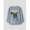 ΠΑΙΔΙΚΗ ΜΠΛΟΥΖΑ ΜΑΚΡΥΜΑΝΙΚΗ BACK PRINT DINOSAUR NAME IT ΓΑΛΑΖΙΟ ΑΓΟΡΙ 13259689