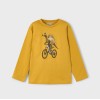 ΠΑΙΔΙΚΗ ΜΠΛΟΥΖΑ ΜΑΚΡΥΜΑΝΙΚΗ DINO ON BIKE MAYORAL ΚΙΤΡΙΝΟ ΑΓΟΡΙ 15-04087-030