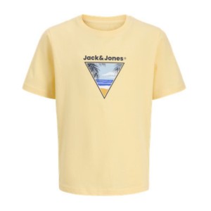 ΠΑΙΔΙΚΗ ΜΠΛΟΥΖΑ T-SHIRT SUNSET JACK AND JONES JUNIOR ΚΙΤΡΙΝΟ ΑΓΟΡΙ 12289932