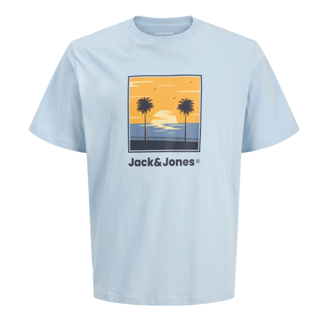 ΠΑΙΔΙΚΗ ΜΠΛΟΥΖΑ T-SHIRT SUNSET JACK AND JONES JUNIOR ΓΑΛΑΖΙΟ ΑΓΟΡΙ 12289933