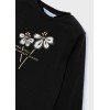 ΠΑΙΔΙΚΗ ΜΠΛΟΥΖΑ ΜΑΚΡΥΜΑΝΙΚΗ FLORAL SOUL MAYORAL ΜΑΥΡΟ ΚΟΡΙΤΣΙ 15-00178-014