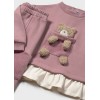 ΠΑΙΔΙΚΟ ΣΕΤ 2 ΤΜΧ ΦΟΥΤΕΡ ΚΑΙ ΦΟΡΜΑ FLEECE ΜΕ 3D ΑΡΚΟΥΔΑΚΙ MAYORAL ΡΟΖ ΚΟΡΙΤΣΙ 15-02843-051