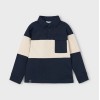 ΠΑΙΔΙΚΗ ΜΠΛΟΥΖΑ ΜΑΚΡΥΜΑΝΙΚΗ POLO COLOR BLOCK MAYORAL ΜΠΛΕ ΑΓΟΡΙ 15-04121-019