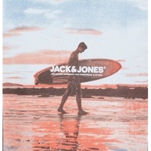 ΠΑΙΔΙΚΗ ΜΠΛΟΥΖΑ T-SHIRT SURFING JACK AND JONES JUNIOR ΜΠΛΕ ΑΓΟΡΙ 12224223