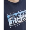 ΠΑΙΔΙΚΗ ΜΠΛΟΥΖΑ T-SHIRT TROPICAL VIEW JACK AND JONES JUNIOR ΜΠΛΕ ΑΓΟΡΙ 12269809