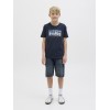 ΠΑΙΔΙΚΗ ΜΠΛΟΥΖΑ T-SHIRT TROPICAL VIEW JACK AND JONES JUNIOR ΜΠΛΕ ΑΓΟΡΙ 12269809