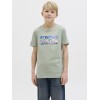 ΠΑΙΔΙΚΗ ΜΠΛΟΥΖΑ T-SHIRT TROPICAL VIEW JACK AND JONES JUNIOR ΠΡΑΣΙΝΟ ΑΓΟΡΙ 12269809