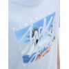 ΠΑΙΔΙΚΗ ΜΠΛΟΥΖΑ T-SHIRT TROPICAL VIEW JACK AND JONES JUNIOR ΓΑΛΑΖΙΟ ΑΓΟΡΙ 12269809