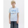 ΠΑΙΔΙΚΗ ΜΠΛΟΥΖΑ T-SHIRT TROPICAL VIEW JACK AND JONES JUNIOR ΓΑΛΑΖΙΟ ΑΓΟΡΙ 12269809