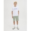 ΠΑΙΔΙΚΗ ΜΠΛΟΥΖΑ T-SHIRT PALM SPRINGS JACK AND JONES ΑΣΠΡΟ ΑΓΟΡΙ 12269816