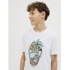 ΠΑΙΔΙΚΗ ΜΠΛΟΥΖΑ T-SHIRT SUMMER SKULL JACK AND JONES JUNIOR ΑΣΠΡΟ ΑΓΟΡΙ 12269825