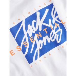 ΠΑΙΔΙΚΗ ΜΠΛΟΥΖΑ ΜΑΚΡΥΜΑΝΙΚΗ ESSENTIALS JACK AND JONES JUNIOR  ΑΣΠΡΟ ΑΓΟΡΙ 12269884