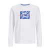 ΠΑΙΔΙΚΗ ΜΠΛΟΥΖΑ ΜΑΚΡΥΜΑΝΙΚΗ ESSENTIALS JACK AND JONES JUNIOR  ΑΣΠΡΟ ΑΓΟΡΙ 12269884