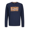 ΠΑΙΔΙΚΗ ΜΠΛΟΥΖΑ ΜΑΚΡΥΜΑΝΙΚΗ ESSENTIALS JACK AND JONES JUNIOR ΜΠΛΕ ΑΓΟΡΙ 12269884