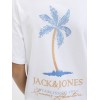 ΠΑΙΔΙΚΗ ΜΠΛΟΥΖΑ T-SHIRT PACIFIC JACK AND JONES JUNIOR ΑΣΠΡΟ ΑΓΟΡΙ 12270004