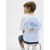 ΠΑΙΔΙΚΗ ΜΠΛΟΥΖΑ T-SHIRT PACIFIC JACK AND JONES JUNIOR ΓΑΛΑΖΙΟ ΑΓΟΡΙ 12270004