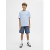 ΠΑΙΔΙΚΗ ΜΠΛΟΥΖΑ T-SHIRT PACIFIC JACK AND JONES JUNIOR ΓΑΛΑΖΙΟ ΑΓΟΡΙ 12270004