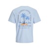 ΠΑΙΔΙΚΗ ΜΠΛΟΥΖΑ T-SHIRT PACIFIC JACK AND JONES JUNIOR ΓΑΛΑΖΙΟ ΑΓΟΡΙ 12270004