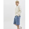 ΠΑΙΔΙΚΗ ΒΕΡΜΟΥΔΑ JEANS LOOSE FIT ΤΣΕΠΕΣ CARPENTER CHRIS LONG JACK AND JONES JUNIOR ΜΠΛΕ ΑΓΟΡΙ 12273554