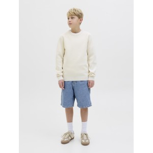 ΠΑΙΔΙΚΗ ΒΕΡΜΟΥΔΑ JEANS LOOSE FIT ΤΣΕΠΕΣ CARPENTER CHRIS LONG JACK AND JONES JUNIOR ΜΠΛΕ ΑΓΟΡΙ 12273554