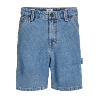 ΠΑΙΔΙΚΗ ΒΕΡΜΟΥΔΑ JEANS LOOSE FIT ΤΣΕΠΕΣ CARPENTER CHRIS LONG JACK AND JONES JUNIOR ΜΠΛΕ ΑΓΟΡΙ 12273554